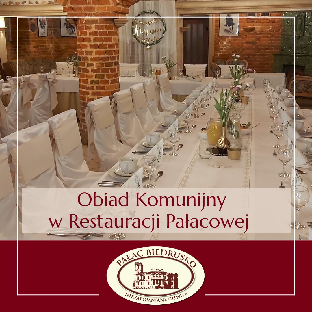 Biedrusko - obiad komunijny